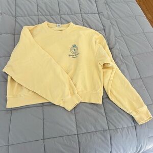 Sporty & Rich Yellow Sweatshirt